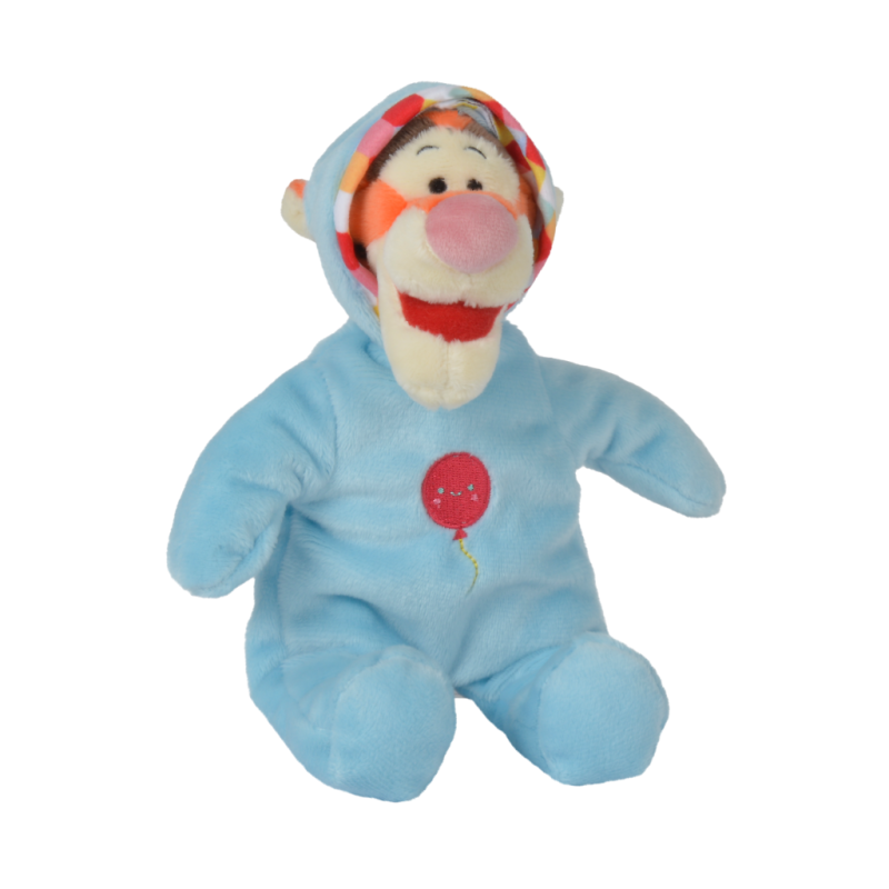  tigrou tigre peluche pyjama bleu ballon 20 cm 